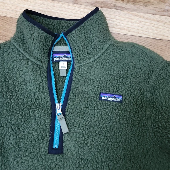 Patagonia Green Fleece Pullover - Picture 2 of 4